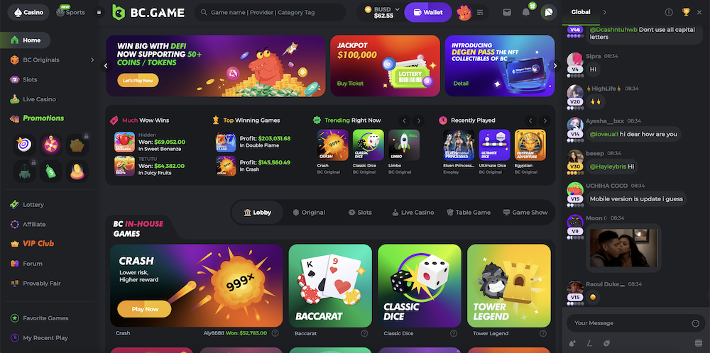 تجربة ألعاب جديدة ومثيرة مع BC.Game في المغرب تجربة ألعاب جديدة ومثيرة مع BC.Game في المغرب