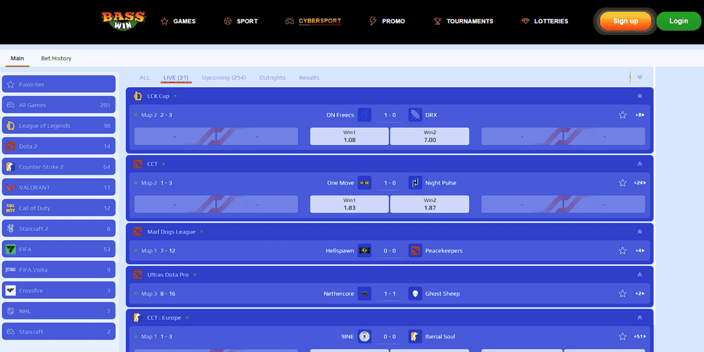Bass Win sibling websites [2025] - Casinos, bonus offers, and reviews